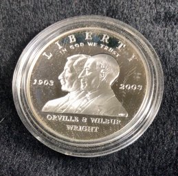 SILVER - $1 U.S. Liberty Proof - Orville & Wilbert Wright - 1903-2003 - SHIPPABLE, #3