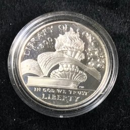SILVER - $1 U.S. Liberty Proof, Library Of Congress, 1800-2000 - SHIPPABLE, #6