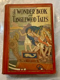 Antique Classic Book - A Wonder Book And Tanglewood Tales, Hawthorne, Circa 1930, SHIPPABLE