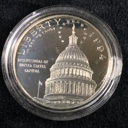 SILVER - $1 U.S. Liberty Proof, Bicentennial Of United States Capital, 1994 - SHIPPABLE, #7