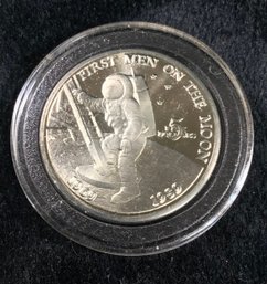 SILVER $1 U.S. Liberty Proof, First Man On The Moon,Republic Of The Marshall Islands 1969-1989 - SHIPPABLE, #9