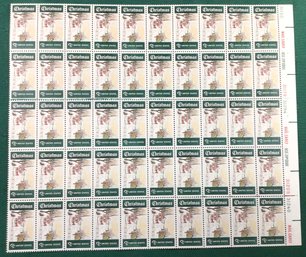 Full Sheet Of 50, 6c U.S. Stamps, Christmas, SHIPPABLE