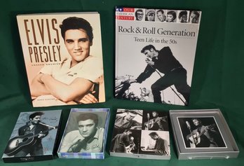 Elvis Lot Of 4 - Two Books And Two Boxes Unopened Elvis Note Cards - See Description For Details, SHIPPABLE