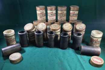 16 Antique Edison Gold Molded Records