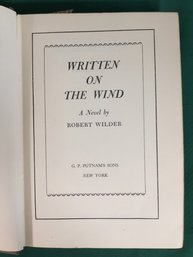 Written On The Wind: By Robert Wilder
