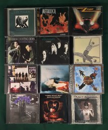 12 CD's Including ZZ Top, Metallica And More! Lot Of 12
