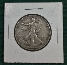 1946 U.S. Walking Liberty Silver Half-Dollar - #05, Full Date, SHIPPABLE