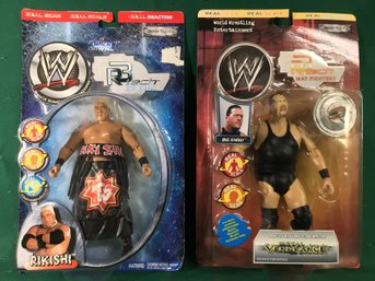 2 WCW Figures - Big Show And Rik-Ish New In Packaging