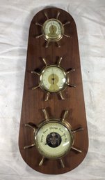 Mid Century Barometer, 15 In Height