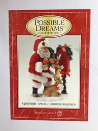 Dept. 56 Possible Dreams Clothique Santa, New In Box