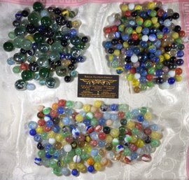 Marbles, Marbles, Marbles!!! 3 Jars Of Marbles, Some Antique And Vintage - See Photos - #02