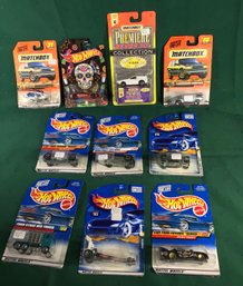 10 Matchbox And Hotwheels Cars In Bubble Pack, With Premeir Car - #08
