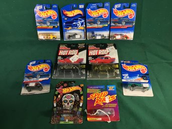 10 Matchbox And Racing Champions Cars In Bubble Pack - #09