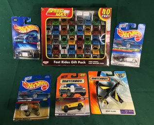 BIG DIECAST LOT!  Speed Max 40 Pack Plus Hotwheels And Matchbox Cars In Bubble Pack - #10