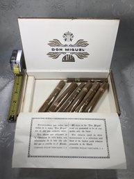 Vintage Don Miguel Cigar Box - 8.5 In X 5 In - #40
