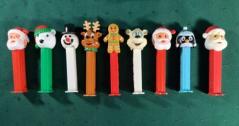 9 PEZ Christmas Dispensers - SHIPPABLE - #011