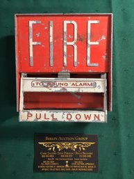 Pull Down Fire Alarm - #F