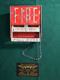 Pull Down Fire Alarm With Chain - #G