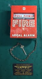 Pull Down Local Alarm Fire Alarm With Chain And Key - #I