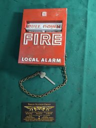 Pull Down Local Alarm Fire Alarm With Chain And Key - #J