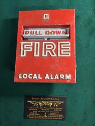 Pull Down Local Alarm Fire Alarm With Chain And Key - #K