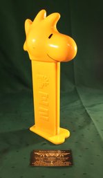 Giant Woodstock PEZ Holds Whole Pack Of PEZ. Plays Music- SHIPPABLE
