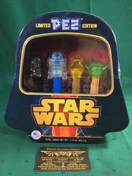 PEZ Star Wars Crystal Heads Limited Edition Set - New In Box - SHIPPABLE