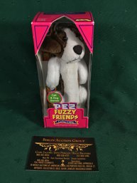 PEZ Fuzzy Friends - Barney The Beagle - Cuddly Dispenser With Candy - In Box - SHIPPABLE