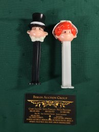 PEZ Vintage Groom And Bride With Feet, Designed For A PEZ Executive's Daughter - SHIPPABLE