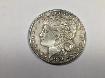 1881 $1 U.S. Morgan Silver Dollar Coin - SHIPPABLE - #01