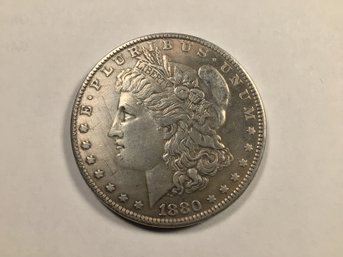 1880 $1 U.S. Morgan Silver Dollar Coin - SHIPPABLE - #02
