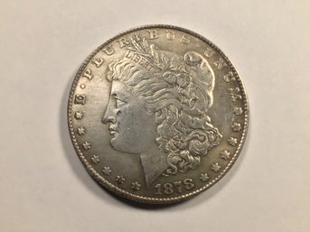 1878-S $1 U.S. Morgan Silver Dollar Coin - SHIPPABLE - #04
