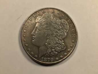 1879-S $1 U.S. Morgan Silver Dollar Coin - SHIPPABLE - #05