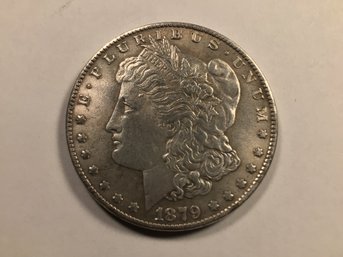 1879-S $1 U.S. Morgan Silver Dollar Coin - SHIPPABLE - #07
