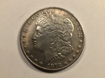 1878 $1 U.S. Morgan Silver Dollar Coin - SHIPPABLE - #08