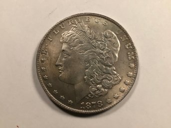 1878 $1 U.S. Morgan Silver Dollar Coin - SHIPPABLE - #09