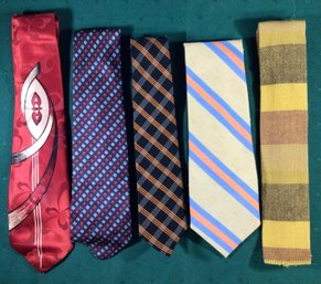 Handsome Quality Ties! Lot Of 5