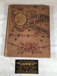 Antique Book - Sara Crewe Or What Happened At Miss Minchin's By Frances Hodgson Burnett, 1889, #6A