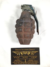 Cast Iron Practice Grenade, - 4.5 In Length - #3B