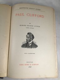 Antique Book - Paul Clifford, By Edward Bulwer Lytton (lord Litton), 1898 - #7B