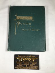 Antique Book - Upward I Lift Mine Eyes. Poems., By Oliver Ellsworth Daggett, D. D., 1880 - 14B