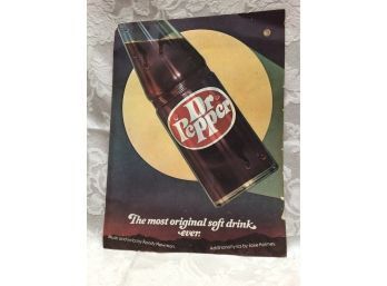 Vintage Dr Pepper Music Sheet