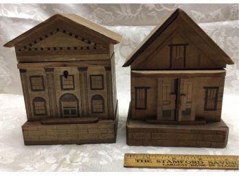 Antique Victorian House Banks