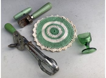 Antique Country Green Lot