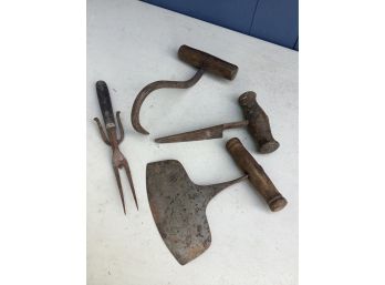 Antique 4 Pc Primitive Lot