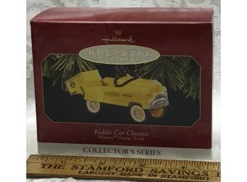 Hallmark Keepsake Ornament - Near Mint In Box - Kiddie Car Classics - Murray Dump Truck