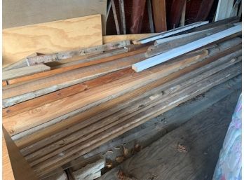 Wood Pile - Nice Garage Lot Of Useable Lumber - Man Is Lumber Getting Expensive!!