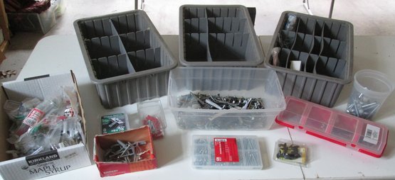 Assorted Hardware And Hardware Sorters