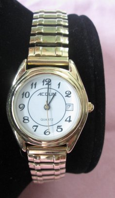 Woman's  Gold Toned Quartz Watch