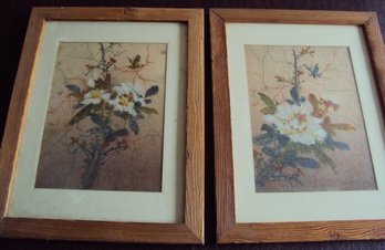 Two Vintage Floral Works